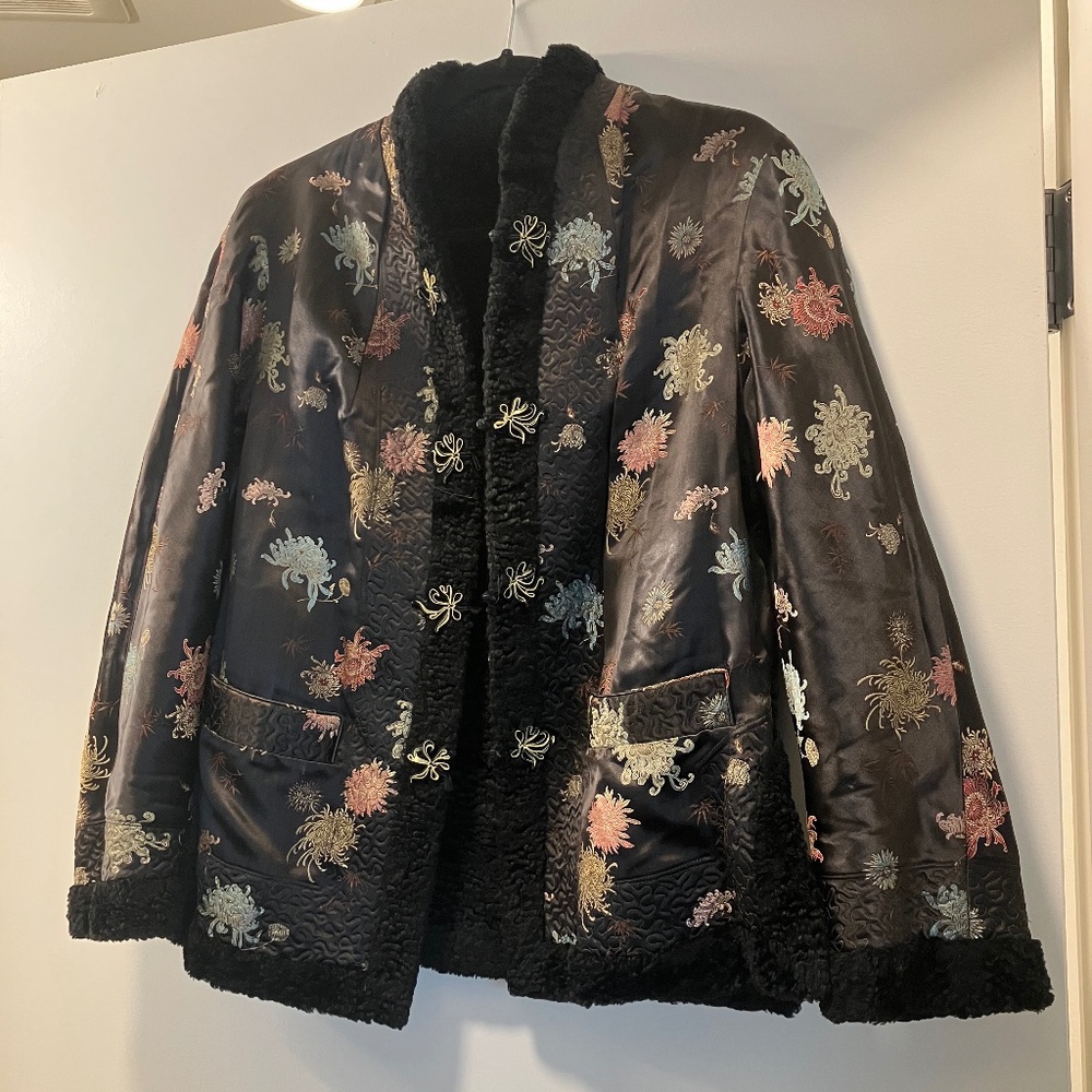 Silk Brocade Reversible Jacket